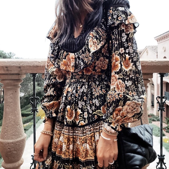 Spell & The Gypsy Collective Mystic Mini Dress S - Picture 2 of 14